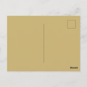 Moderne Makelaar Bleek Goud Zakelijk Bedankt Briefkaart (Achterkant)