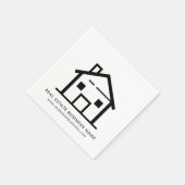 Moderne makelaar Business Promo Paper Servet (Hoek)