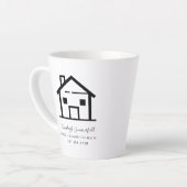 Moderne makelaar Business Swag Custom Latte Mok (Linkerhoek)