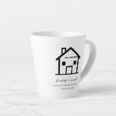 Moderne makelaar Business Swag Custom Latte Mok (Rechterhoek)