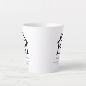 Moderne makelaar Business Swag Custom Latte Mok (Voorkant)