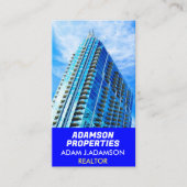 Moderne makelaar in onroerend goed (makelaar QR) Visitekaartje (Voorkant)