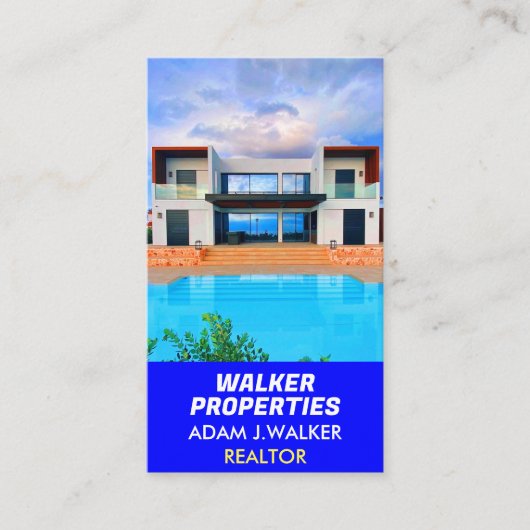 Moderne makelaar (makelaars) Verkopen QR kopen Visitekaartje (Voorkant)