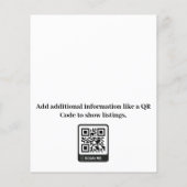 Moderne makelaar op maat flyer (Achterkant)