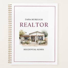 Moderne makelaar Waterverf bedrijf Planner