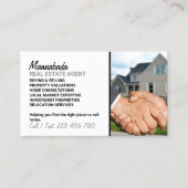 Moderne makelaar woning vastgoed visitekaartje (Voorkant)