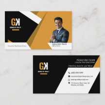 Moderne makelaar – zwart en goud