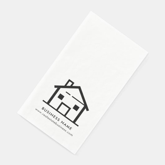 Moderne makelaarszaken servet (Hoek)