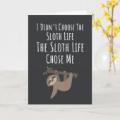 Moderne Malle Luiekaartjes Typografie Nap Dier Kaart (Gele Bloem)