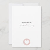 Moderne MAM Roze Blush Hart Moederdag (Achterkant)