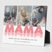 Moderne Mama-fotoplaquette Fotoplaat (Zijkant)