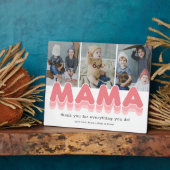 Moderne Mama-fotoplaquette Fotoplaat (Zijkant)