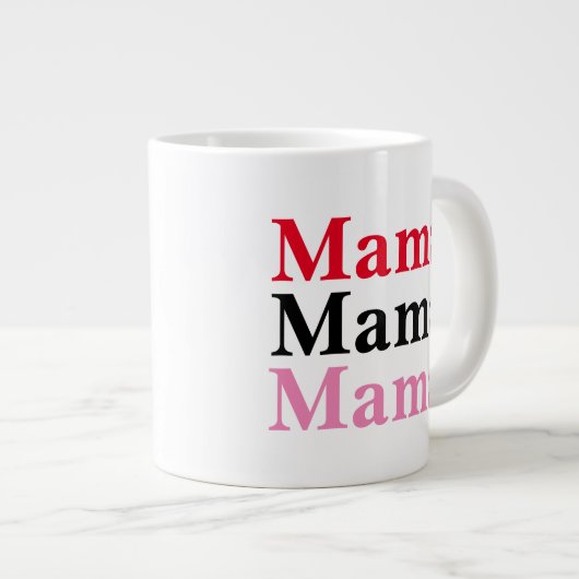 Moderne mama grote koffiekop (Voorkant rechts)