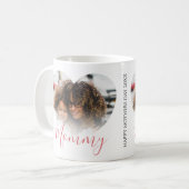 Moderne mama | Hart foto | koffiemok (Voorkant links)