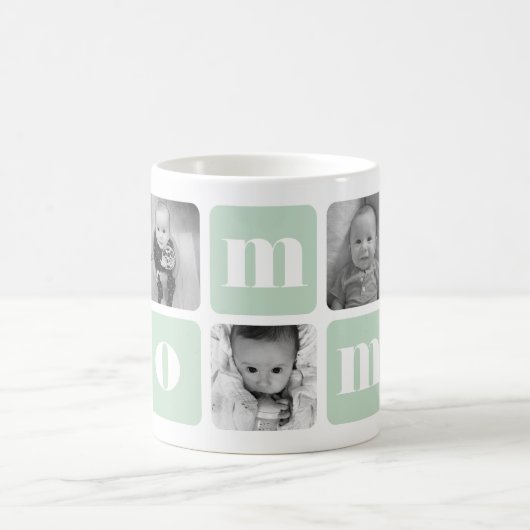 Moderne mammiefoto collage koffiemok (Center)