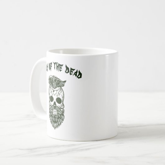 moderne man dag dode koffiebeker koffiemok (Voorkant links)