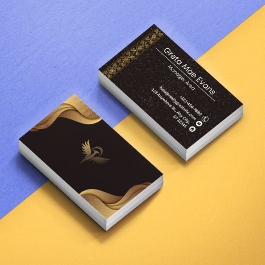 Moderne manager visitekaartje