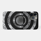 Moderne mandala 1 - zwart&wit Case-Mate iPhone case (Achterkant (horizontaal))