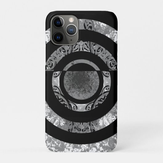 Moderne mandala 1 - zwart&wit Case-Mate iPhone case (Achterkant)