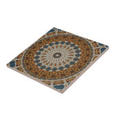 Moderne Mandala Keramische Tegel Tegeltje (Zijkant)