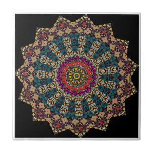 Moderne Mandala Keramische Tegel Tegeltje