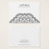 Moderne Mandala Kettingen armband display Kaart (Voorkant /achterkant)