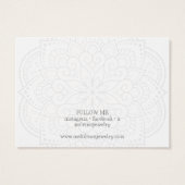 Moderne Mandala Kettingen armband display Kaart (Achterkant)