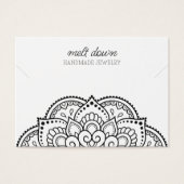 Moderne Mandala Kettingen armband display Kaart (Voorkant)