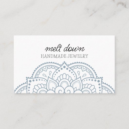 Moderne Mandala sieraden Visitekaartje (Voorkant)