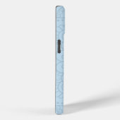 Moderne Mandala Stofblauw Schrift Case-Mate iPhone Case (Achterkant / Rechts)