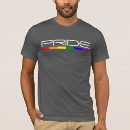 Moderne Mannelijke en Coole Regenboog Vlag Pride T-shirt