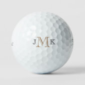 Moderne mannelijke Monogram Titleist Pro VI Golfballen (Voorkant)