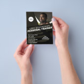 Moderne mannelijke stijl sneakers flyer (Hand)