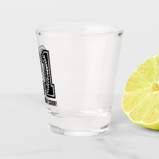 Moderne Mannen 21e verjaardag Shot Glas (Rechts)