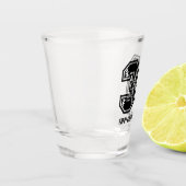 Moderne Mannen 30e verjaardag Shot Glas (Links)