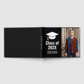 Moderne Mannen Foto High School of College Graduin Gastenboek (Volledig)