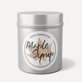 Moderne mannetjesstroop met etiket koper leder