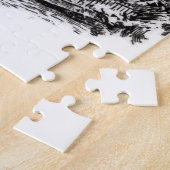 moderne  mansie legpuzzel (Zijkant)