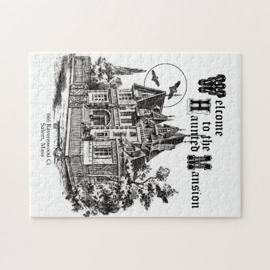 moderne  mansie legpuzzel (Horizontaal)