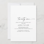 Moderne Manuscript 21st de Uitnodiging van de Part (Voorkant)