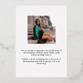 Moderne Manuscript 2 de Aankondiging van het Afstu (Achterkant)