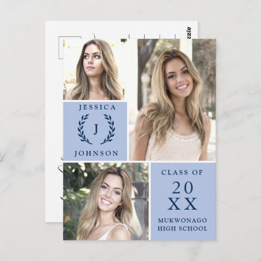 Moderne Manuscript 3 de Uitnodiging van de Partij (Voorkant / Achterkant)