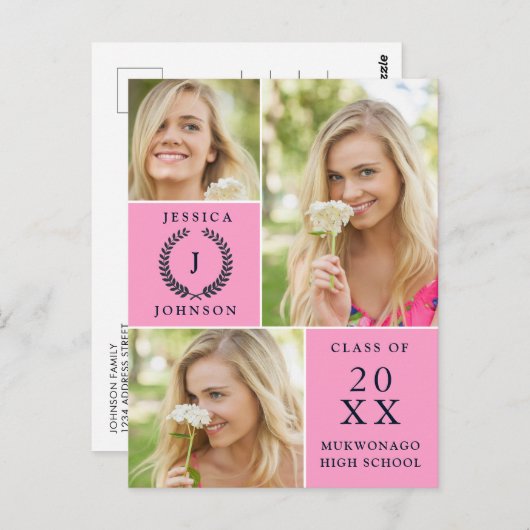 Moderne Manuscript 3 de Uitnodiging van de Partij (Voorkant / Achterkant)