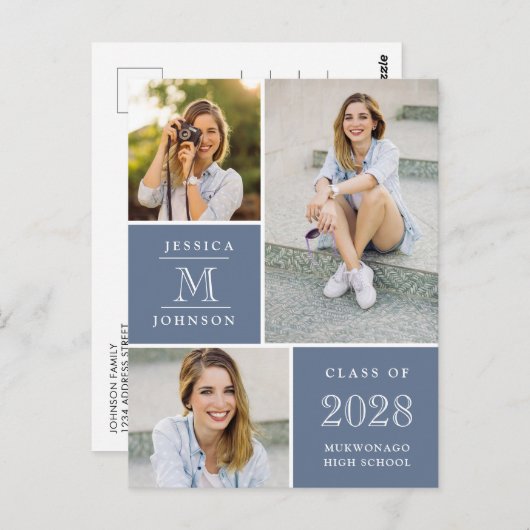 Moderne Manuscript 3 de Uitnodiging van de Partij (Voorkant / Achterkant)