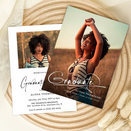 Moderne Manuscript Afstuderen 2 de Partij van de G Kaart