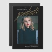 Moderne Manuscript Afstuderen de Aankondiging van (Voorkant / Achterkant)