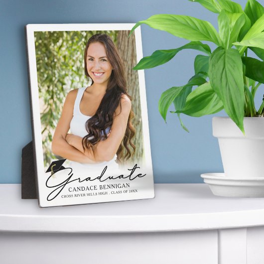 Moderne Manuscript Afstuderen de Knoop van de Foto Fotoplaat