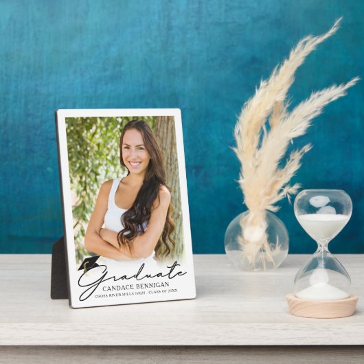 Moderne Manuscript Afstuderen de Knoop van de Foto Fotoplaat (Zijkant)