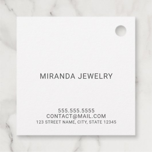 Moderne Manuscript Bedrijfs Dank u Labels (Achterkant)