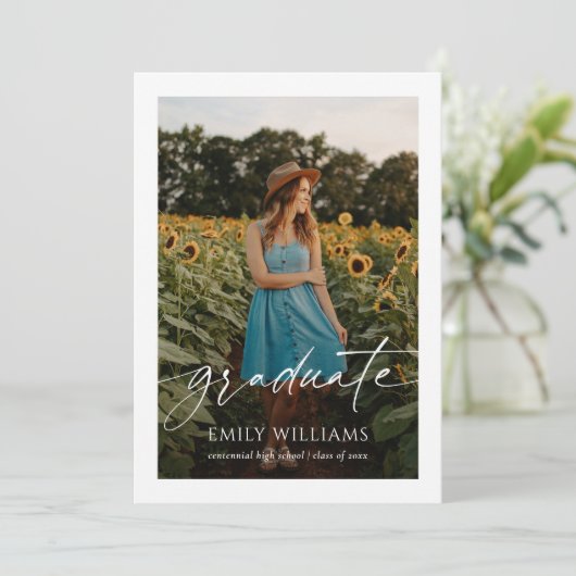 Moderne Manuscript bekleding Twee Afstuderen van d Aankondiging (Staand voorkant)